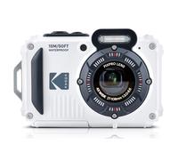 Kodak PIXPRO WPZ2 16MP 4x Zoom Tough Compact Camera - White White Camera only