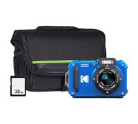 Kodak PIXPRO WPZ2 Camera inc Shoulder Bag with Compartment & 32GB MicroSD - Blue