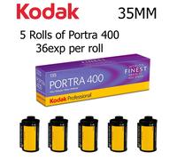 Kodak Portra 400 35mm 36exp Film Professional 5 Pack