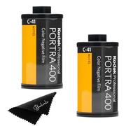 Kodak Portra 400 35mm Film 10 Pack - 36 Exposures for Camera - Bundle With Balveli Cloth - ISO 400 (10 Rolls)