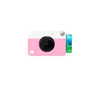 Kodak Printomatic Digital Instant Print Camera - Full Color Prints On ZINK 2 x 3 Inch Sticky-Backed Photo Paper (Pink) Print Memories Instantly