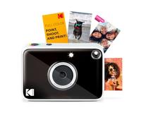 KODAK Printomatic+ Instant Print Digital Camera (Black) 10MP Portable Camera with Interactive RGB LED Status Indicator, Prints Full-Color Photos on Zink 2x3” Sticky-Backed Photo Paper - Easy & Fun
