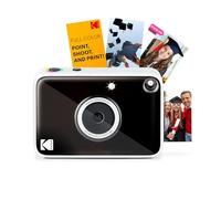 KODAK Printomatic+ Instant Print Digital Camera (Black) 10MP Portable Camera with Interactive RGB LED Status Indicator, Prints Full-Color Photos on Zink 2x3” Sticky-Backed Photo Paper - Easy & Fun