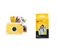 Kodak Printomatic+ Instant Print Digital Camera (Yellow) and Kodak 2ʺ x 3ʺ Premium ZINK Photo Paper 50-Pack