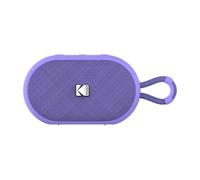 KODAK PWS-2284 Bluetooth Speaker 6W RMS, IPX7 Waterproof, 10-12Hr Battery, TWS Stereo, 10m Range, 1500mAh, Hands-Free Mic, USB-C Cable Included, Compact Design, Wrist Strap - Purple