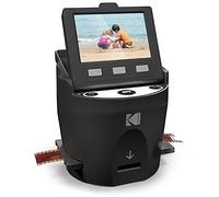 Kodak RODFS35 SCANZA Digital Film Scanner, Converts 35mm, 126, 110, Super 8 and 8mm Film Negatives and Slides To JPEG Includes Large Tilt Up 3.5 LCD and EasyLoad Film Inserts, Black