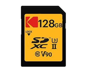 KODAK SD 128GB UHS-II U3 V90 Ultra Pro