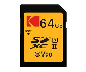 KODAK SD 64GB UHS-II U3 V90 Ultra Pro