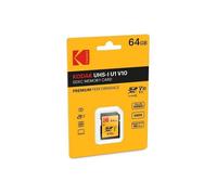 Kodak SD Card 64GB Premium performance UHS-1 U1 V10 SDXC