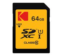 Kodak SD Card 64GB UHS-I U1 V10 SDHC/XC Memory Card - Max Read Speed 85MB/s Max Write Speed 25MB/s Max - Full HD Video and Photos Storage - SD Card