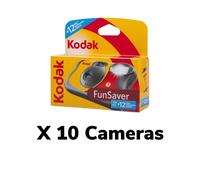 Kodak Single Use FunSaver Camera 27 + 12 Exposure X 10 - Party Pack