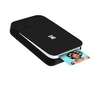 KODAK Smile Instant Digital Printer - Pop-Open Bluetooth Mini Printer for iOSand Android - Edit, Printand Share 2 x 3 Zink Photos w/Free Smile App, Brown, Black/White