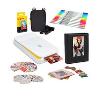 KODAK Smile Instant Digital Printer (White/Yellow) Photo Frames Bundle