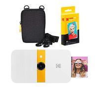 KODAK Smile Instant Print Digital Camera (White/Yellow) Soft Case Kit