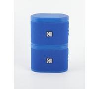 KODAK SoundDBRIX Portable Wireless Speakers - Connect up to 100 Speakers - Magnetic Dock and Powerful Sound 5W - 3H Battery Life - Blue
