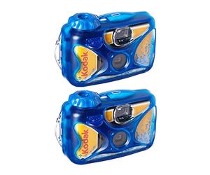 KODAK Sport Underwater Single-Use Disposable Camera with 800 Speed 27-Exposure Film, 35mm (2-Pack)