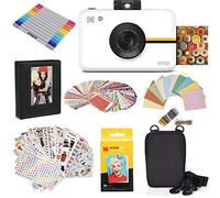 KODAK Step Digital Instant Camera with 10MP Image Sensor, ZINK Zero Ink Technology (White) Gift Bundle