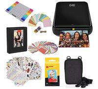 KODAK Step Instant Printer | Wireless Mobile Photo Printer with ZINK Zero Ink Technology & KODAK App for iOS & Android (Black) Gift Bundle AMZRODMP20K1B