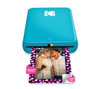 KODAK Step Instant Smartphone Photo Printer - Portable Mini Color Wireless Mobile Printer - Zink 2x3 Inch Sticky-Back Photos - Bluetooth Compatible with iOS & Android Devices - Fun Editing App - Blue