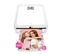 KODAK Step Instant Smartphone Photo Printer - Portable Mini Color Wireless Mobile Printer - Zink 2x3 Inch Sticky-Back Photos - Bluetooth Compatible with iOS & Android Devices - Fun Editing App - White