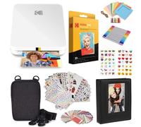 KODAK Step Slim Instant Mobile Photo Printer - Kit: 20 Pack Zink Paper, Case, Photo Album, Markers, Sticker sets