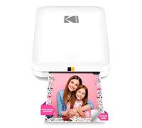 KODAK Step Slim Instant Smartphone Photo Printer, Portable Sl olor Wireless Mobile Printer, Zink 2x3" (5.1x7.5 cm) Sticky-Back Photos, Print from iOS & Android Devices with Bluetooth w/App, White