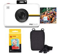 Kodak Step Touch 13MP Digital Camera & Instant Printer with 3.5 LCD Touchscreen (White) Go Bundle