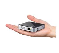 Kodak Ultra Mini Portable Projector -1080p HD support Black LED DLP Rechargeable Pico Projector - 100" Display, Built-in Speaker - HDMI, USB and Micro SD - Compatible with iPhone iPad, Android