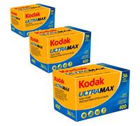 Kodak UltraMax 400 Camera Film 135 (24 Exposures) 3 Pack - Colour Negative Film