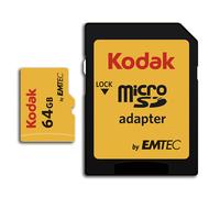 Kodak V10 Premium Micro SDHC (with adaptor) (64GB, EKMSDM64GXC10K)