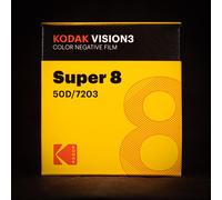 Kodak VISION3 Super 8 8mm Color Negative Film (50D/7203)