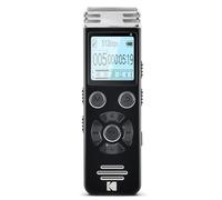 KODAK VRC450 - High-Intensity Voice Recorder, Mini Rechargeable Dictaphone with Voice Command, Lithium Battery, MP3 Player, and Listening Device