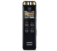 KODAK VRC550 - High-Intensity Voice Recorder, Advanced Mini Rechargeable Dictaphone with Voice Command, Lithium Battery, MP3 Player, and Listening Device