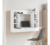 kodak wooden wall mounted laptop desk in white