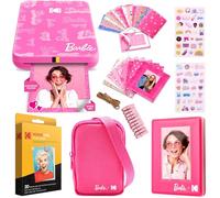 KODAK x Barbie Step Slim Wireless Instant Portable Photo Mobile Printer Gift Bundle (Signature Style)+ Barbie Camera Case, Photo Album, Sticker & Hanging Frames, 50 Stickers + Zink Paper (20 Sheets)