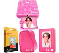 KODAK x Barbie Step Slim Wireless Instant Portable Photo Mobile Printer (Signature Style)+ Barbie Deluxe Camera Case + Barbie Photo Album + Zink Paper (20 Sheets)