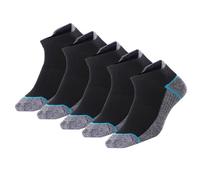 Kodal Copper Ankle Socks, Athletic Low Cut Running Socks for Men Women, Moisture Wicking, Odor Control, Breathable for Sweaty Feet (5 Pairs)