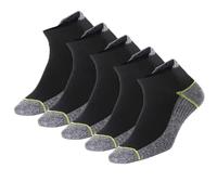 Kodal Copper Ankle Socks, Athletic Low Cut Running Socks for Men Women, Moisture Wicking, Odor Control, Breathable for Sweaty Feet (5 Pairs)
