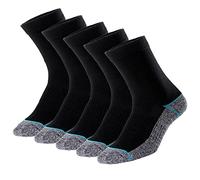 Kodal Copper Infused Crew Socks Business Athletic Moisture Wicking Odor Free Comfortable for All Day Wear (5 Pairs)