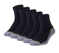 Kodal Copper Infused Quarter Socks Improve Foot Health Odor Control with Moisture Wicking Durable Comfortable Fit (5 Pairs)