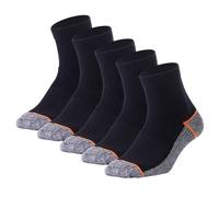 Kodal Copper Infused Quarter Socks Improve Foot Health Odor Control with Moisture Wicking Durable Comfortable Fit (5 Pairs)