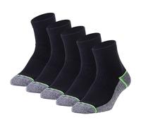 Kodal Copper Infused Quarter Socks Improve Foot Health Odor Control with Moisture Wicking Durable Comfortable Fit (5 Pairs)