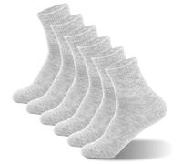 Kodal Copper-Infused Socks for Men & Women - Odor Control, Moisture-Wicking, Breathable - Quarter - All Season Casual/Dress/Work Socks (6-Pack)