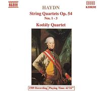 Kodaly 4 – Haydn: String Quartets Op. 54, Nos. 1-3 – NAXOS