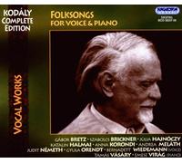 [Kodaly Complete Edition: Vocal Works] Folksongs For Voice And Piano
