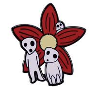Kodama Japanese Tree Spirits Japan Folklore Myth Yamabiko Mountain Gods Cartoon Anime Kawaii 1.2" Enamel Pin Badge