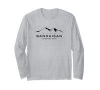 Kodayama Bandaisan, Fukushima, Japan Famous Yamas, Aizu Symbol Long Sleeve T-Shirt