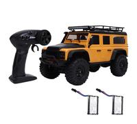 Kodbiby 1/16 Scale RC Crawlers, 2.4GHz 4WD Remote Control Off Road Car, All Terrain Electric Toy Rock Truck with LED Lights, Climbing Toy Vehicle for Adults Teens