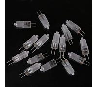 Kodbww G4 for Type Halogen Light Bulb Frosted Lamp 12V 10W Warm White Plastic