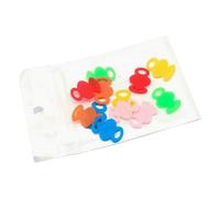 Kodbww Pack of 12 Colorful Key Identifiers Key Differentiation Rings Flexible Silicone Labels Practical Key Recognition Rings Silicone